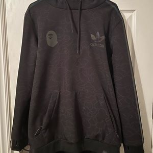 BAPE x Adidas Tech Hoodie - M